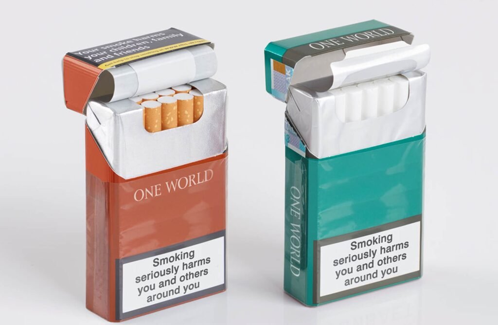 custom cigarette box