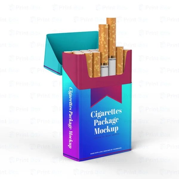 custom printed cigarette box